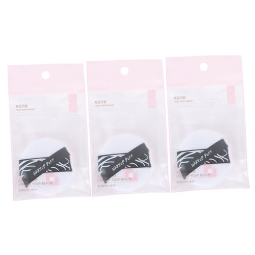 MERRYHAPY 3stücke Abgerundete Make-up- Kosmetikpads Für Mädchen Auftragen Von Foundation Concealer Puder Und Highlighter Flauschige Hautfreundliche Puderquaste Als Make-up- von MERRYHAPY