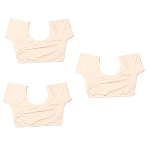 MERRYHAPY 3st Schweißpads Unter Den Achseln Sportshirts Für Damen Tanktop Für Sportliche Damen Beschützer Schweiß-achselpads Für ädchen Atmungsaktive Shirts Für Damen Schweiß Pad Milchseide von MERRYHAPY