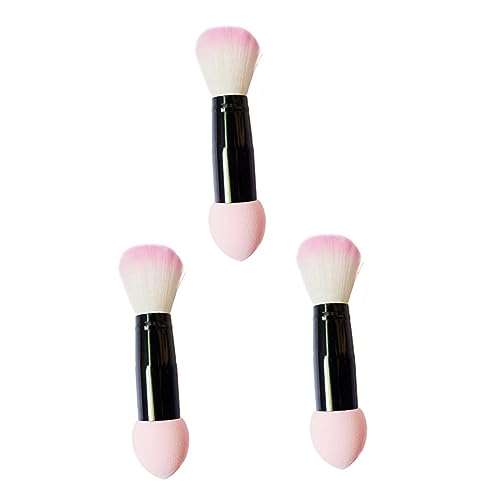MERRYHAPY 3stücke Damen Kosmetikpinsel Zweischichtige Make-up Pinsel Foundation Pinsel Für Flüssig Und Puderprodukte Zum Konturieren Hervorheben Fixieren von MERRYHAPY