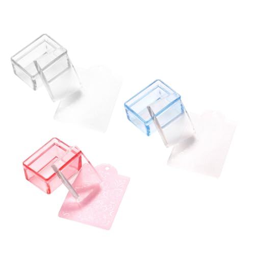 MERRYHAPY 3stücke Nagel Stempelset Mit Transparenten Nagelsiegeln Diy Transfer Werkzeug Für Maniküre-stempel Geeignet Für French-nagel-stempel Und Maniküre-werkzeuge von MERRYHAPY
