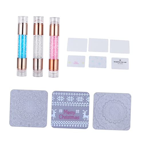 MERRYHAPY 3stücke Nagelstempel Mit Doppelenden Für Maniküre Diy Nail Art Stempel Werkzeug Für Nägel Und Designs Einfach Zu Verwenden Für Anfänger Hause von MERRYHAPY