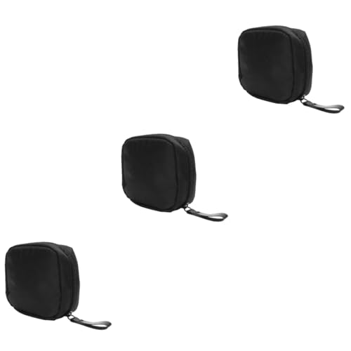 MERRYHAPY 3stücke wasserdichte Make-up Tasche Multifunktionale Tragbare Kosmetiktasche Für Reisen s Schwarz Mit Rotem Innenfutter Für Damen Und Toilettenartikel von MERRYHAPY