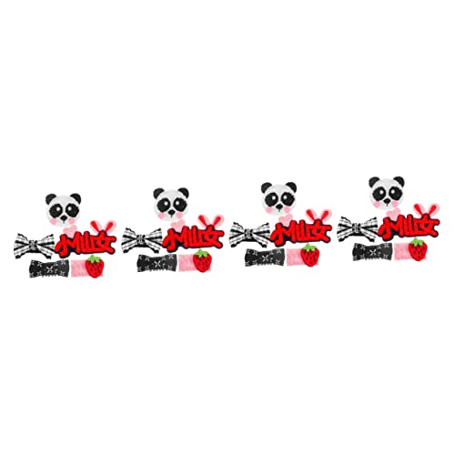 MERRYHAPY 4 Sätze Mädchen Haarspange Bogen Haarklammern Baby Mädchen Haarschmuck Prinzessin Haarnadel Haarschmuck Für Kleinkinder Mädchen Knallt Clips Baby-kit Metall Schmücken Panda Kleine von MERRYHAPY