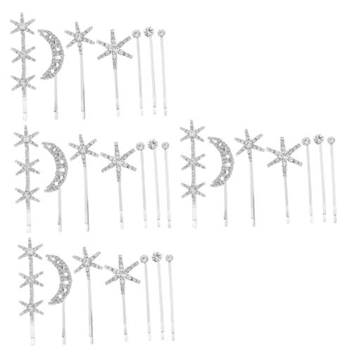 MERRYHAPY 4sätze Strass Haaraccessoires Für Frauen Glitzernde Haarspangen Und Haarklammern Stilvoll Und Tragbar Für Täglichen Gebrauch Und Besondere Anlässe von MERRYHAPY
