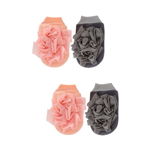 MERRYHAPY 4 Stück Badehandschuhe Körperwaschhandschuhe Peeling-handschuhe Für Den Körper Duschtuch Schäumender Duschhandschuh Badehandtücher Duschhandschuhe Für Den Körper Dusche Sport von MERRYHAPY