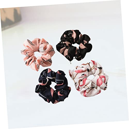 MERRYHAPY 4 Stück Elastische Haargummis Haarschmuck Satz Mädchen Stoff-haargummi Pferdeschwanzhalter Damen-haargummi Für Hochzeit von MERRYHAPY