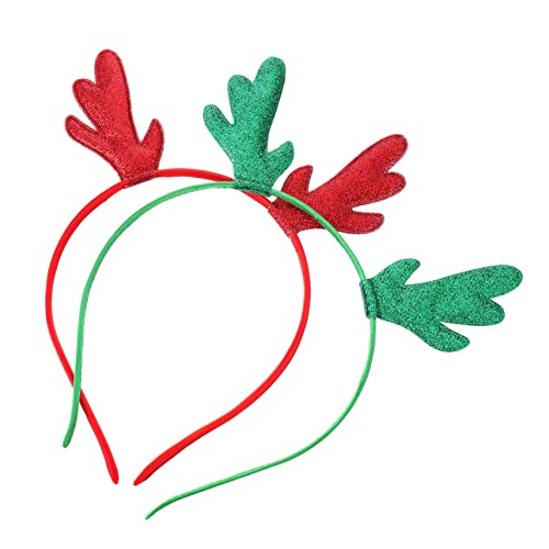 MERRYHAPY 4stücke Teiliges Weihnachts-haarband Mit Glitzer-antlers Festliches Stirnband Für Erwachsene Bequem Und Leicht Für Weihnachtsfeiern Und Festliche Anlässe von MERRYHAPY