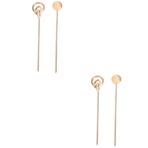 MERRYHAPY 4 Stück Haarnadel Retro-haarstäbe Haarschmuck Hanfu-haargabel Haarstäbchen Für Frauen Vintage Haarstäbchen Chinesische Haarspange Haarspangen Für Damen Aluminiumlegierung Golden von MERRYHAPY