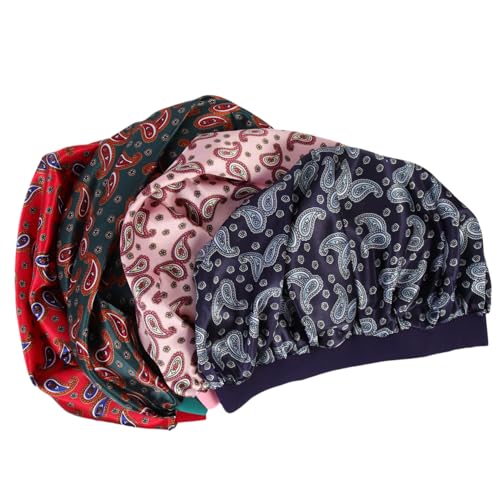MERRYHAPY Hüte Für Frauen Schlafmützen Für Frauen Haarhaube Elastische Schlafmütze Mädchen Schlafturban Haarpflegekappe von MERRYHAPY