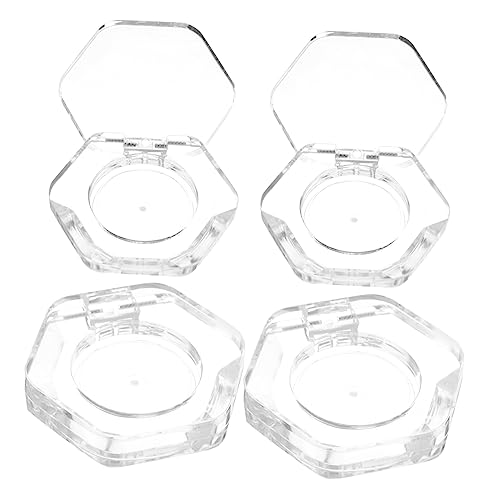 MERRYHAPY 4stücke Leere Lidschatten Pfännchen Kosmetikpaletten Kleine Lidschattenplatte Lidschattenspender Rougepfännchen Make-up Pfännchen Für Kosmetikpaletten von MERRYHAPY