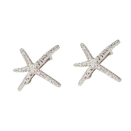 MERRYHAPY 4stücke Haarnadeln Für Damen Aus Metall Mit Seestern-motiv Haarschmuck Für Hochzeiten Und Partys Schicke Haarspangen Für Alltag Silber von MERRYHAPY