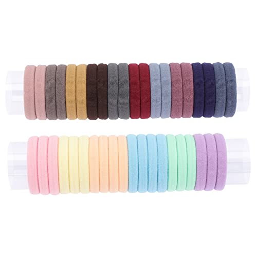 MERRYHAPY 40stücke Haargummis Für Und Mädchen Elastische Haarbänder Bunten Und -farben Strapazierfähig Und Dehnbar Für Und Frisurenhalter von MERRYHAPY
