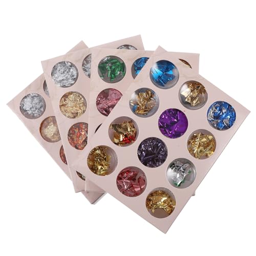 MERRYHAPY 48stücke Nail Art Aluminiumfolie Glänzend Nail Art Aufkleber Kreative Nagel Abziehbilder Diy Maniküre Zubehör von MERRYHAPY