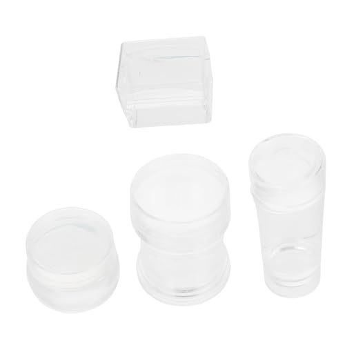 MERRYHAPY 4sätze Nagel Stempelset Für Maniküre Nail Art Stempel Mit Transferstempel Nagellack Werkzeuge Zum Malen Perfektes Diy Nagelkunst-tool Für Zuhause Und Unterwegs von MERRYHAPY