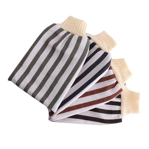 MERRYHAPY 4stücke Badehandschuhe Für Rücken Körpermassage-handtuch Peeling-handschuhe Gemischte Farben Robust Für Maschinenwäsche Wiederverwendbar Hochwertiges Material Mit Guter von MERRYHAPY