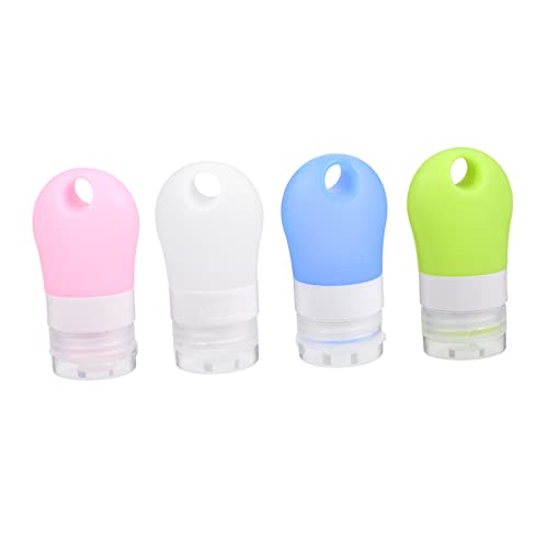 MERRYHAPY 4stücke Silikon-cremebehälter Handflasche Mehrwegflasche Cremeflasche Reiseflasche Tragbare Flasche Für Shampoo Duschgel Körperlotion Gesichtsreiniger Handcreme Etc von MERRYHAPY