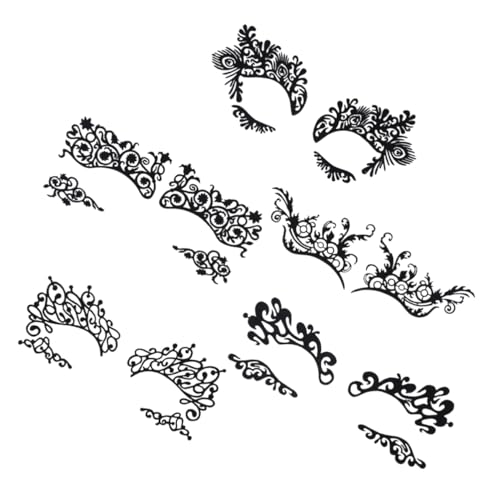 MERRYHAPY 5paare Eyeliner Aufkleber Make-up Sticker Temporäre Augen Spitze Tattoos Hohl Tätowierungen von MERRYHAPY