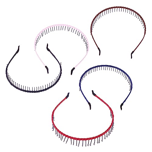 MERRYHAPY Haarreifen Mit Gezahntem Stirnband Breite Haarbänder Für Damen 5 Stück Rutschfeste Haaraccessoires von MERRYHAPY