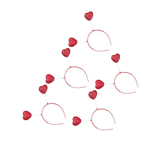 MERRYHAPY 5st Hochzeitsgeschenke Weihnachtsgeschenke Valentinstag Haarreifen Schöne Kopfbedeckung Mädchen Stirnband Liebe Abstauben von MERRYHAPY