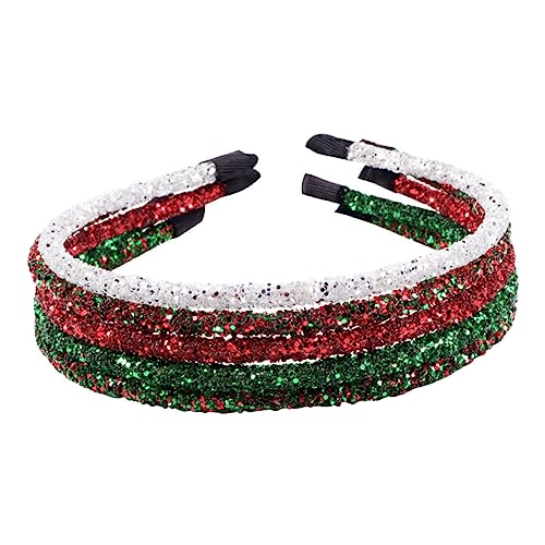 MERRYHAPY 5stücke Teiliges Weihnachts-haarband Glitzer Für Festliche Haarschmuck-accessoires Für Partys Und Feiern von MERRYHAPY