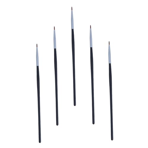 MERRYHAPY 5stücke Eyeliner Pinsel Für Make-up Lidschattenpinsel Für Präzises Auftragen Make-up Werkzeug Für Reisen Und Heimgebrauch Leicht Zu Tragen von MERRYHAPY