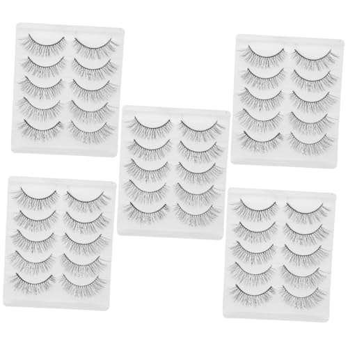 MERRYHAPY 5sets Wimpern 3d Falsche Wimpern Set Für Frauen Flauschige Volumen Make-up Wimpern 5pairs * 5 von MERRYHAPY