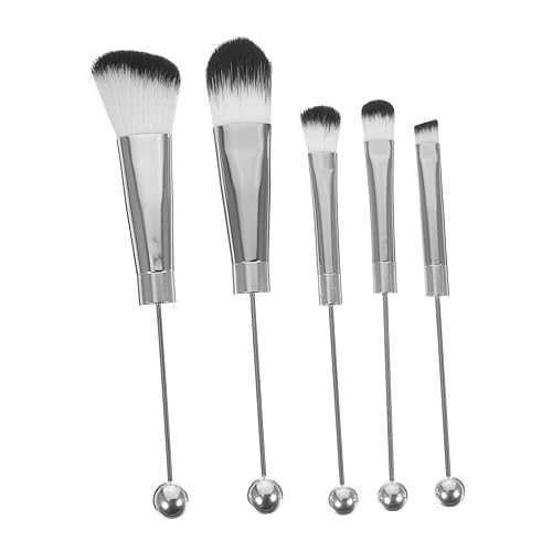 MERRYHAPY 5stücke Kosmetikpinsel Für Damen Augen-make-up Pinsel Rougepinsel Lidschattenpinsel Puderpinsel Concealer-pinsel Mit Metallgriff Leicht Und Tragbar Für Verschiedene Hauttypen von MERRYHAPY