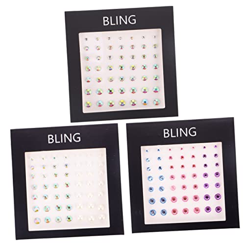 MERRYHAPY 6blätter Selbstklebende Strasssteinaufkleber Für Diy Gesicht Und Nagel-make-up Bunte Sticker Für Bastelprojekte Teiliges Für Kreative Dekoration von MERRYHAPY