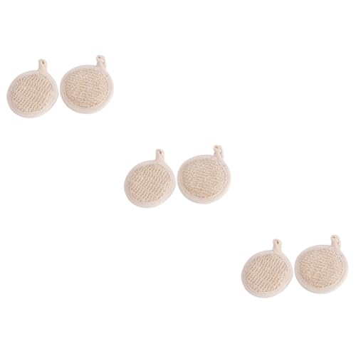 MERRYHAPY 6 Stk Badetuch Luffa-Schwammwäscher Körperpeelingtücher Badewäscher Duschreiniger Peeling-Handschuh fleab badezusã¤tze Hautschutz Beinschrubber für Bäder Peeling-Schrubber betäuben von MERRYHAPY