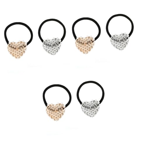 MERRYHAPY 3 Sets Haarschmuck Mädchen Stirnband Frauen Clip Haargummi Herzform Haarseil Pferdeschwanzhalter 2 Stück * 3 von MERRYHAPY