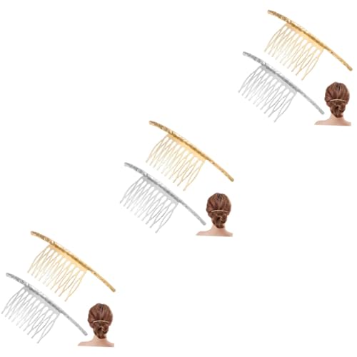 MERRYHAPY 3 Sets Mädchen-haarnadeln Für Frauen Modisches Haarkämm-set Haarnadel-zubehör Für Damen Einfache Haarnadel Kopfschmuck Haarspange Materiallegierung 2 Stück X 3 von MERRYHAPY