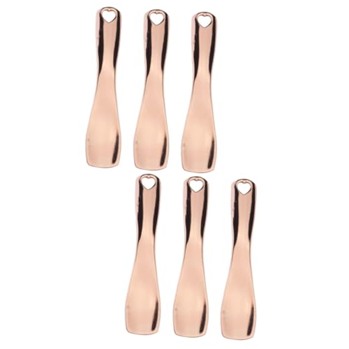 MERRYHAPY 6 Stk Sahnelöffel Maskenapplikator Kosmetikspatel Für Die Hautpflege Gesichtscreme Augencreme-applikatorstab Hautpflegespatel Für Frauen Hautpflege-tools Augenlöffel Golden MERRYHAPY 6 Stk Sahnelöffel Maskenapplikator Kosmetikspatel Für Die Hautpflege Gesichtscreme Augencreme-applikatorstab Hautpflegespatel Für Frauen Hautpflege-tools Augenlöffel Golden von MERRYHAPY