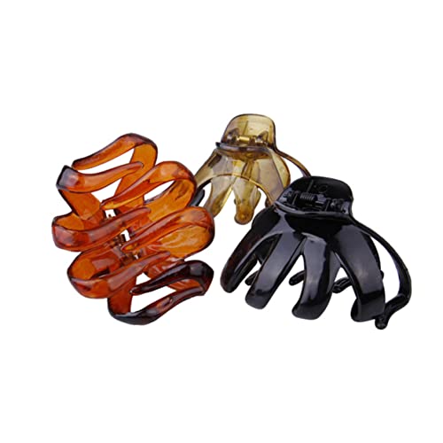 MERRYHAPY 6 Stück Haarklammern Mit Gezahntem Haar Pferdeschwanzhalter Aus Kunststoff Haarkamm Und Haarschmuck Für Mädchen Und Damen von MERRYHAPY