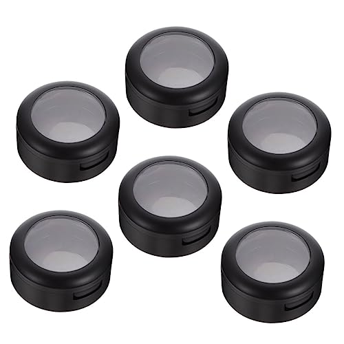 MERRYHAPY 6 Stück Leere Lidschattenboxen Einfarbige Kosmetikbehälter Lidschatten-aufbewahrungsboxen von MERRYHAPY