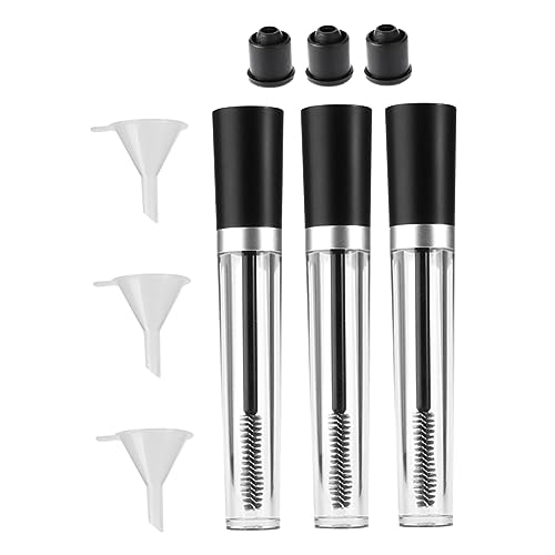 MERRYHAPY 6stücke Mascara-flaschen Mit Trichter Leckagefreie Tragbare Kosmetikbehälter Für Wimpern Und Lippenpflege Für Zuhause Und Reisen von MERRYHAPY