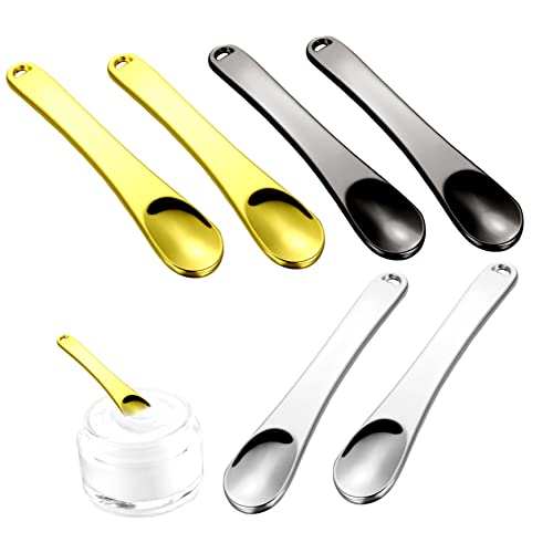 MERRYHAPY 6-teiliges Make-up-löffel-set Aus Zinklegierung Hautpflege-tool Für Creme Maske Lotion Beauty-tools Tragbar Einfach Aufzuhängendes Design MERRYHAPY 6-teiliges Make-up-löffel-set Aus Zinklegierung Hautpflege-tool Für Creme Maske Lotion Beauty-tools Tragbar Einfach Aufzuhängendes Design von MERRYHAPY
