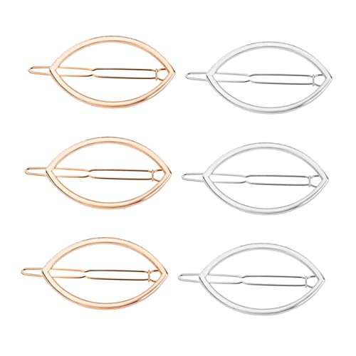 MERRYHAPY 6-teiliges Haarspangen-Set aus Metall für Damen Haarnadel aus Legierung dekorative Haar-Styling-Clips Gold- und Silberfarbe von MERRYHAPY