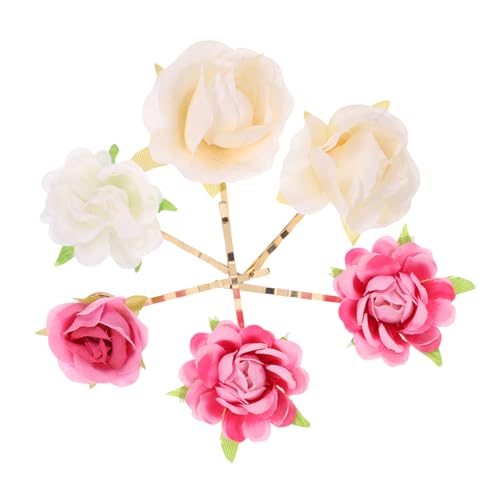 MERRYHAPY 6stücke Blumen-haarspangen Mit Boho-stil Haarklammern Für Frauen Elegante Haaraccessoires Für Strandpartys Und Besondere Anlässe Einzigartige Und Bequeme Haardekoration von MERRYHAPY