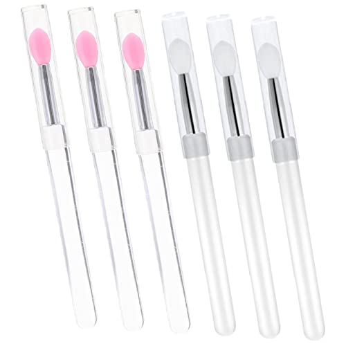 MERRYHAPY Staubschutz Für Make-up-pinsel 6-teilige Lippenstift-applikatoren Aus Silikon Lippen-make-up-pinsel-sets Für Lippenstift Lippenmaske Lidschatten von MERRYHAPY