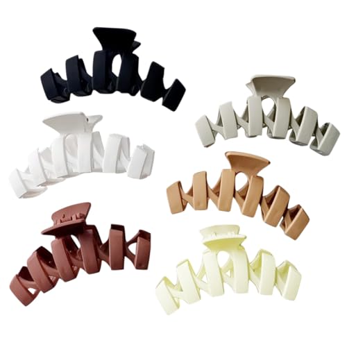 MERRYHAPY 6stücke Haar Klammern Aus Kunststoff Für Frauen Dekorative Clips Slip Haarschmuck Geeignet Für Dickes Normales Und Für Party Arbeit Und Alltag von MERRYHAPY