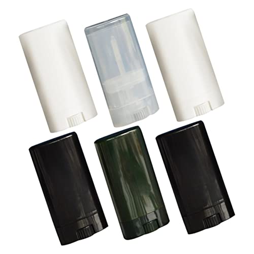 MERRYHAPY 6stücke Lippenstifthülse Behälter Lipglossbehälter Lagerung Container Diy Lippenstift Rohre Lip Balm Container Lip Balm Rohre Zufällige Farbe von MERRYHAPY