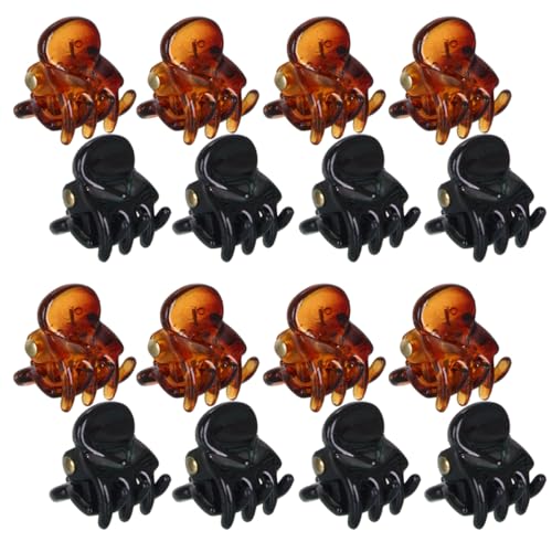 MERRYHAPY 72stücke Mini-haarspangen -clips Haarspangen Für Mädchen Und Frauen Kreative Haar-accessoires Zur Dekoration Schwarz Braun von MERRYHAPY