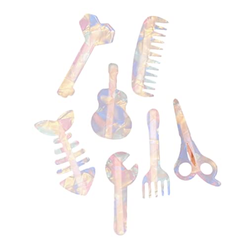 MERRYHAPY 7stücke Teiliges Acryl-haarspangen Für Mädchen Und Frauen Bunte Haarklammern Für Verschiedene Anlässe Einfach Zu Tragen Und Vielseitig Einsetzbar von MERRYHAPY