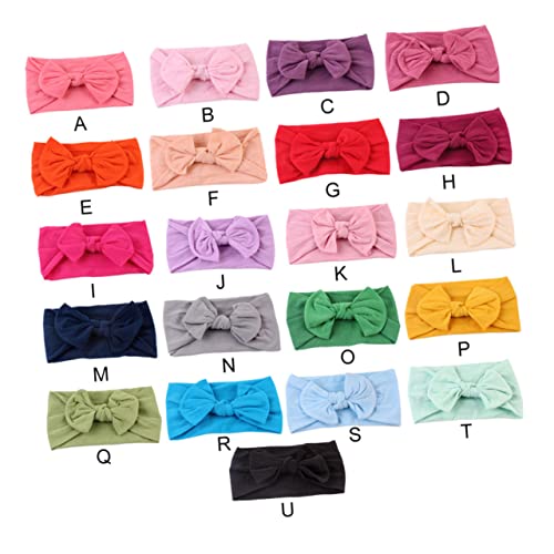 MERRYHAPY 7stücke Elastische Stirnbänder Mit Schleife Haarband Kopfbedeckung Für Junge Mädchen Mädchen Infant Party Alltag Kopfschmuck von MERRYHAPY
