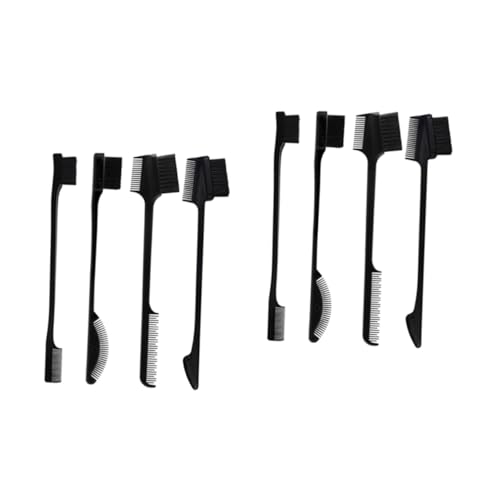 MERRYHAPY 8 Stk Augenbrauenbürsten-Set brow tool hairbrush Augenbrauenformungs-Set Augenbrauen-Design-Set comb Mehrzweck-Augenbraue Mascara-Kamm kleine Haarbürsten Wimpernkämme Abs Black von MERRYHAPY