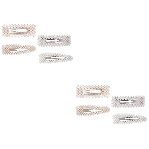 MERRYHAPY 8stücke Perlen-haarclips Für Damen Und Mädchen Eleganter Haarschmuck Und Silber Haarspangen Für Festliche Anlässe Und Alltag von MERRYHAPY