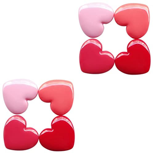 MERRYHAPY 8stücke Teiliges Herzförmige Nachfüllbare Kosmetikbehälter Mit Spiegel Leere Box Für Lippenstift Lippenbalsam Lidschatten Blusher Für Reisen Und Alltag Farben von MERRYHAPY