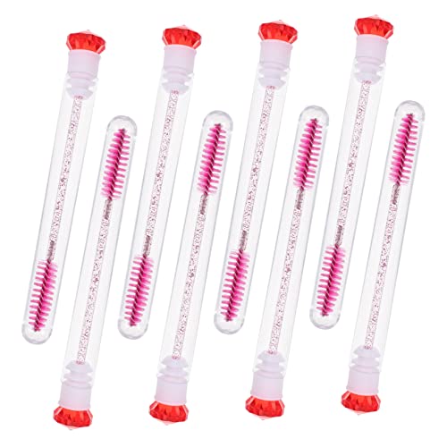 MERRYHAPY Tragbares Wimpern-mascara-bürsten-set 8-teilig Kristall-acryl-wimpernbürste Für Frauen von MERRYHAPY