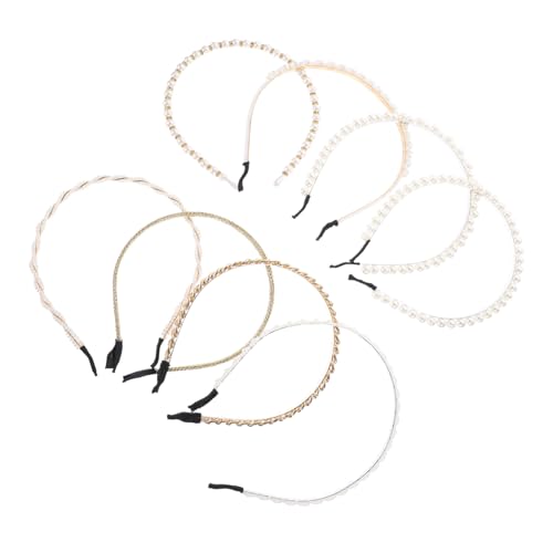 MERRYHAPY 8stücke Teiliges Vintage-haarband Perlen Dekorative Haarschmuck Für Partys Hochzeiten Und Besondere Anlässe Geeignet Für Mädchen Und Frauen Glänzende Accessoires Für Jeden von MERRYHAPY