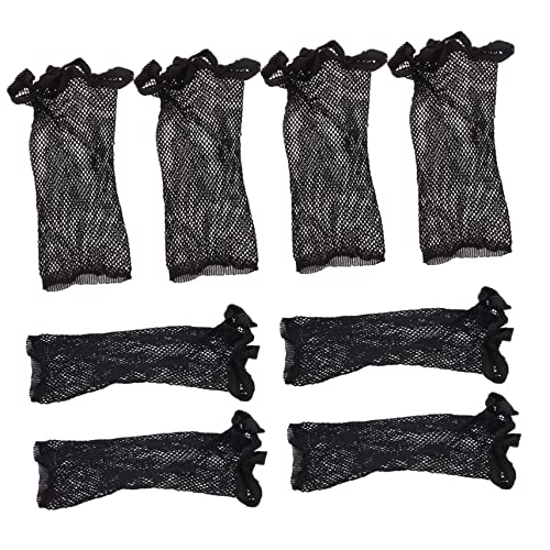 MERRYHAPY 8stücke Pack Mesh-kuppelkappen Für Perücken Elastische Perückennetzkappen Dehnbare Zubehör Für Perücken Für Frauen von MERRYHAPY